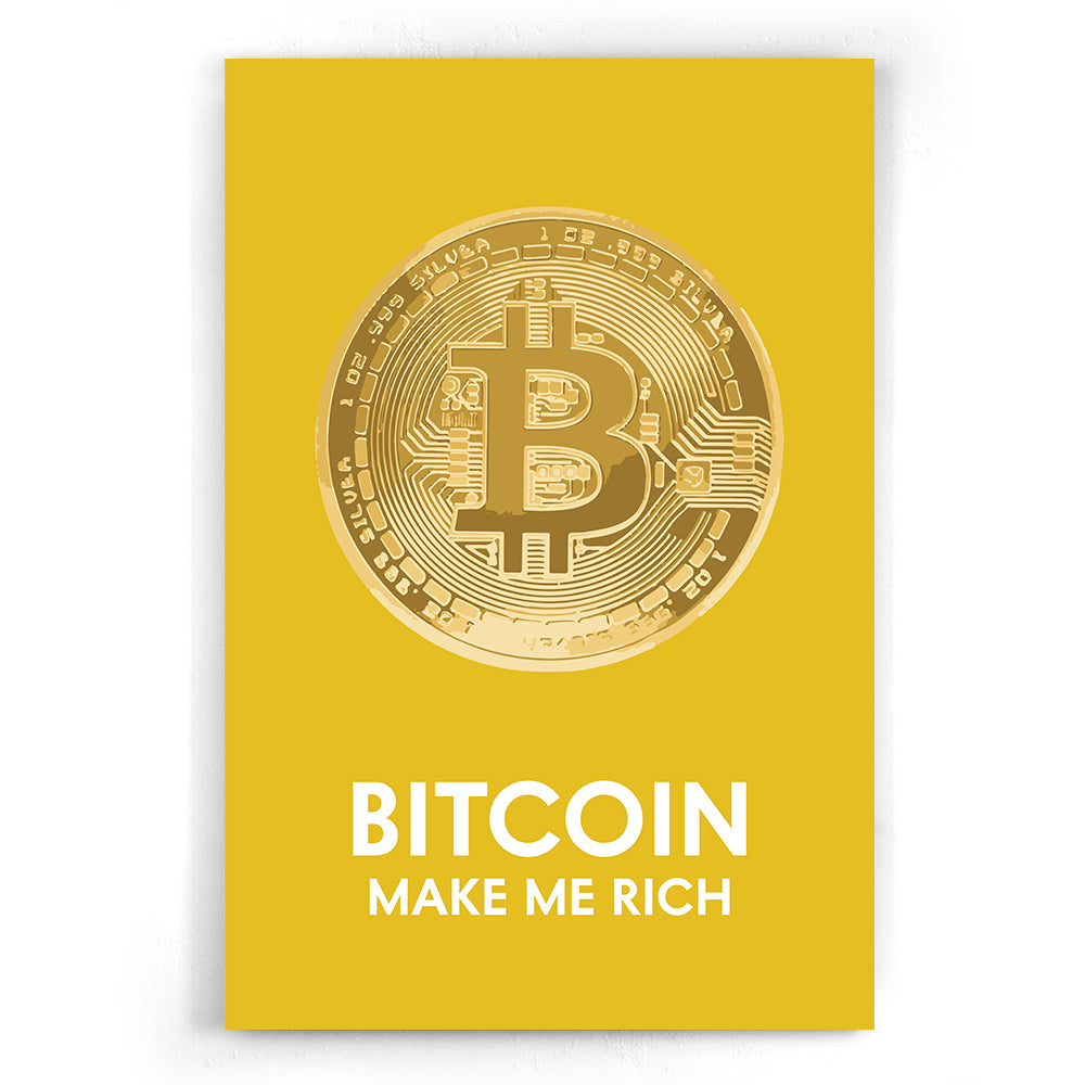 Bitcoin make me rich Crypto designs verkrijgbaar bij