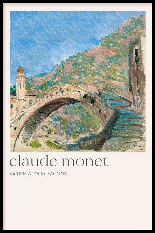 Claude Monet - Bridge at Dolceacqua - Walljar