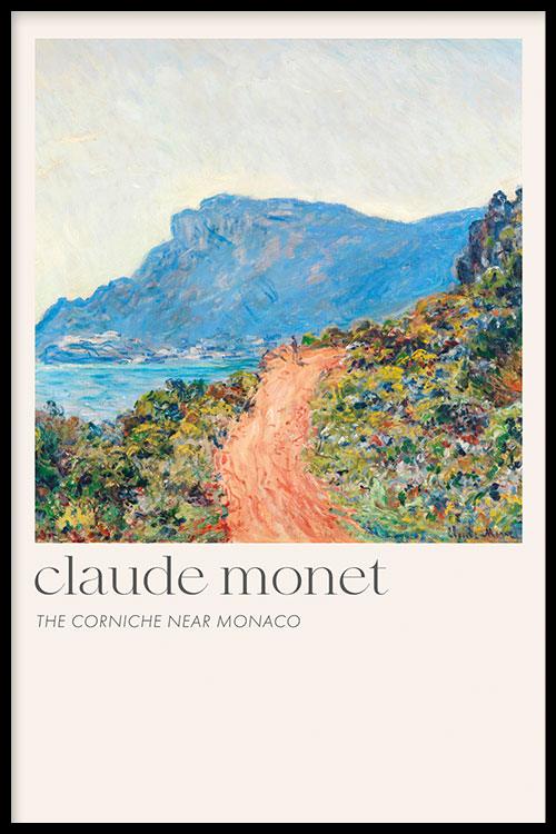 Claude Monet - The Corniche near Monaco - Walljar
