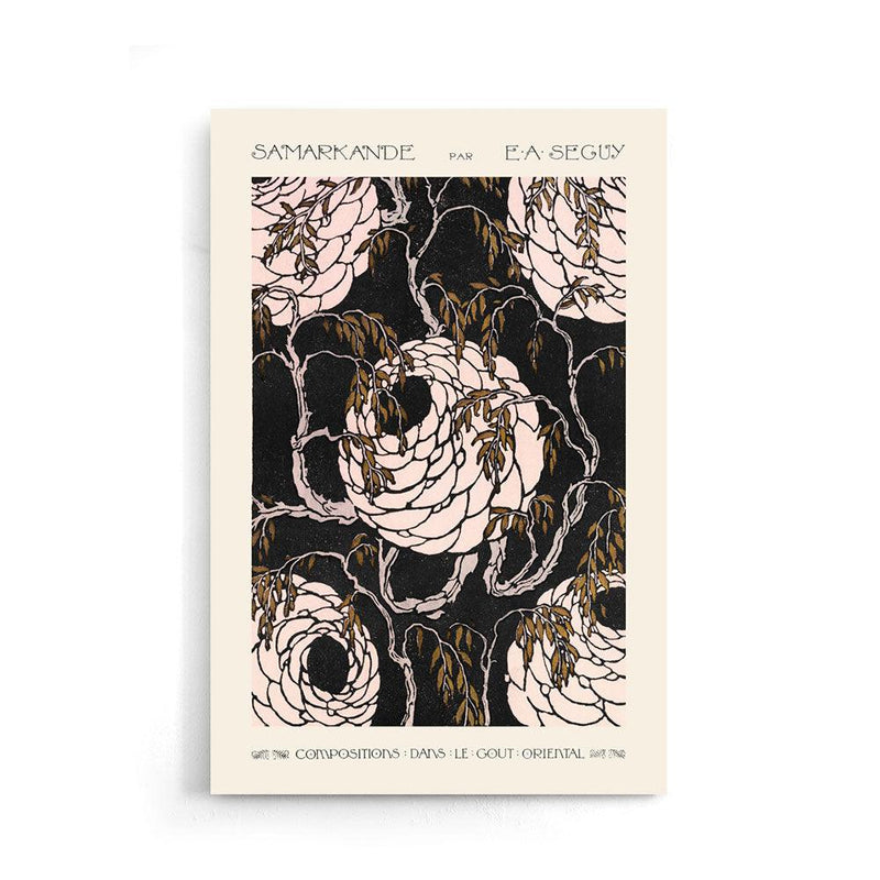 Emile-Alain Séguy - Flower pattern Art Deco III - Walljar
