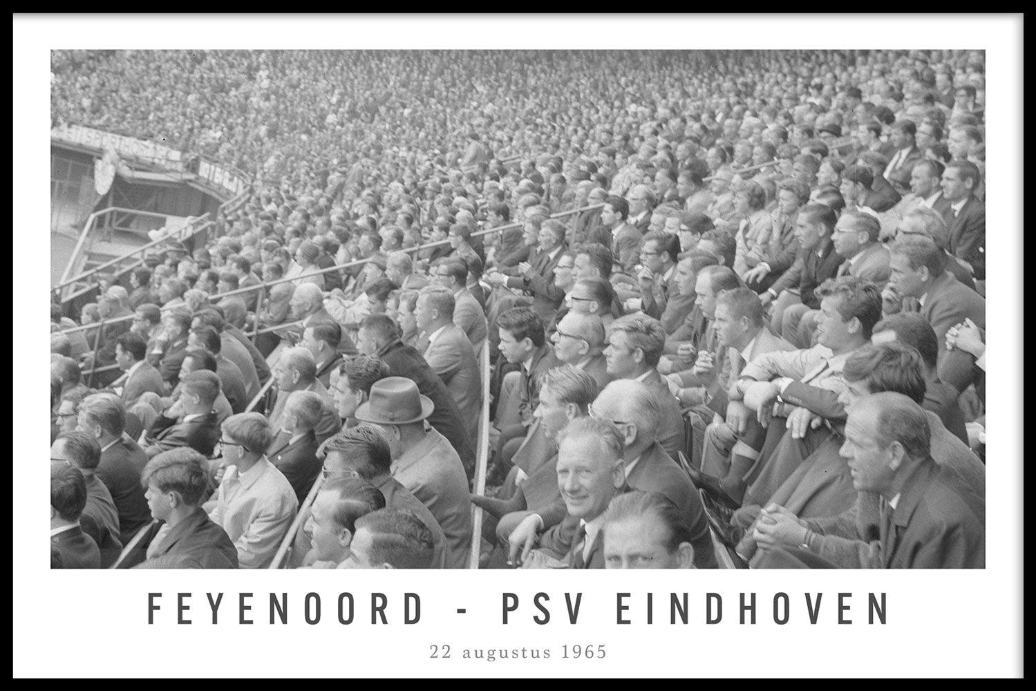 Eindhoven poster of Feyenoord PSV Eindhoven '65 order online