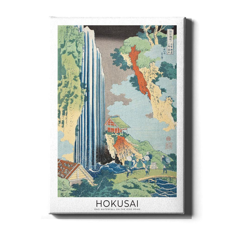 Hokusai - Ono Waterfall on the Kiso Road - Walljar