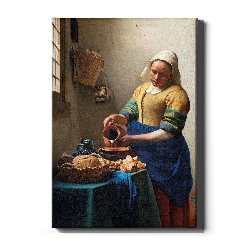 Johannes Vermeer - Het Melkmeisje II - Walljar