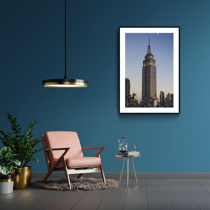 Empire state building poster