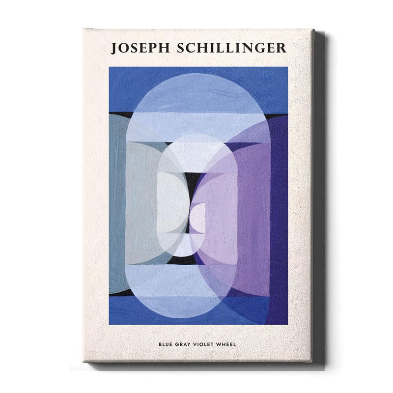 Schillinger - Blue Gray Violet Wheel - Walljar