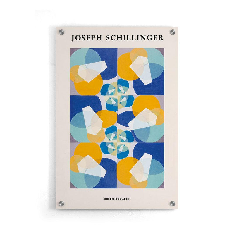 Schillinger - Green Squares - Walljar