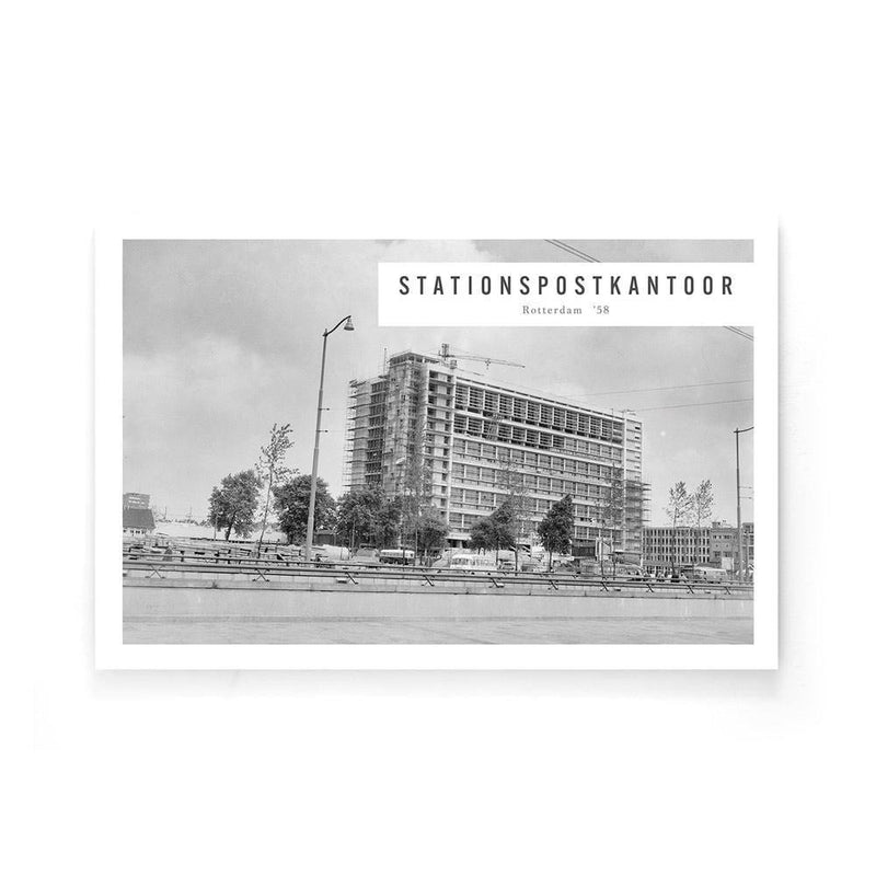Stationspostkantoor Rotterdam '58 poster