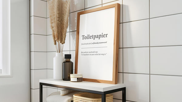 Vernieuw Je Toilet en Badkamer met Onze Nieuwe Collectie Designs: Een Vleugje Humor Voor Het Kleinste Kamertje