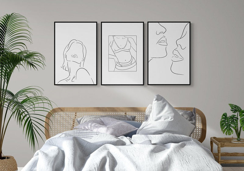Line art posters