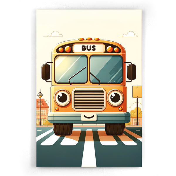 Amerikaanse Schoolbus Walljar Kinderposters