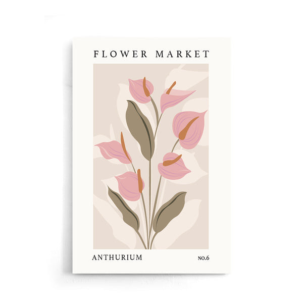 Flower Market Anthurium NO.6 | Poster