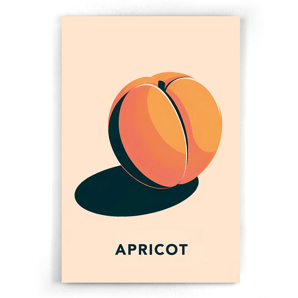 Apricot fruit Poster Walljar
