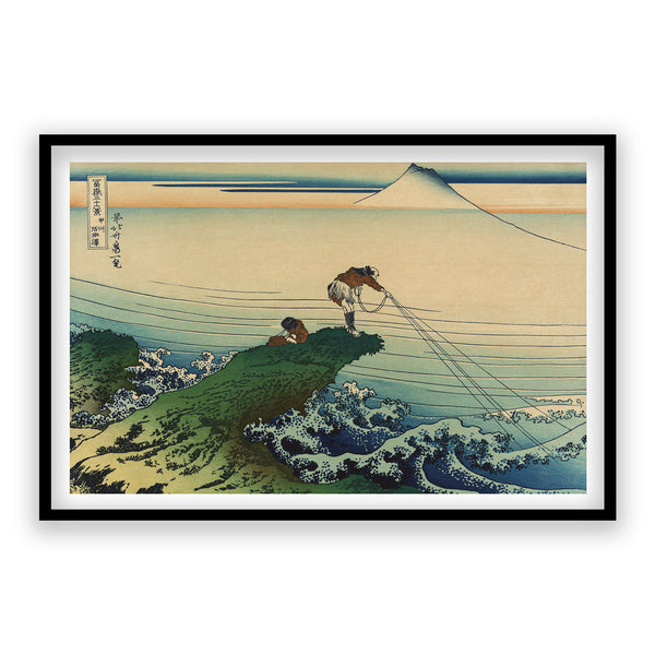 Katsushika Hokusai - Kajikazawa in Kai Province Poster I Met witrand I Japan I Hokusai I azië I Asian Arst I Canvas I Acrylglas I 