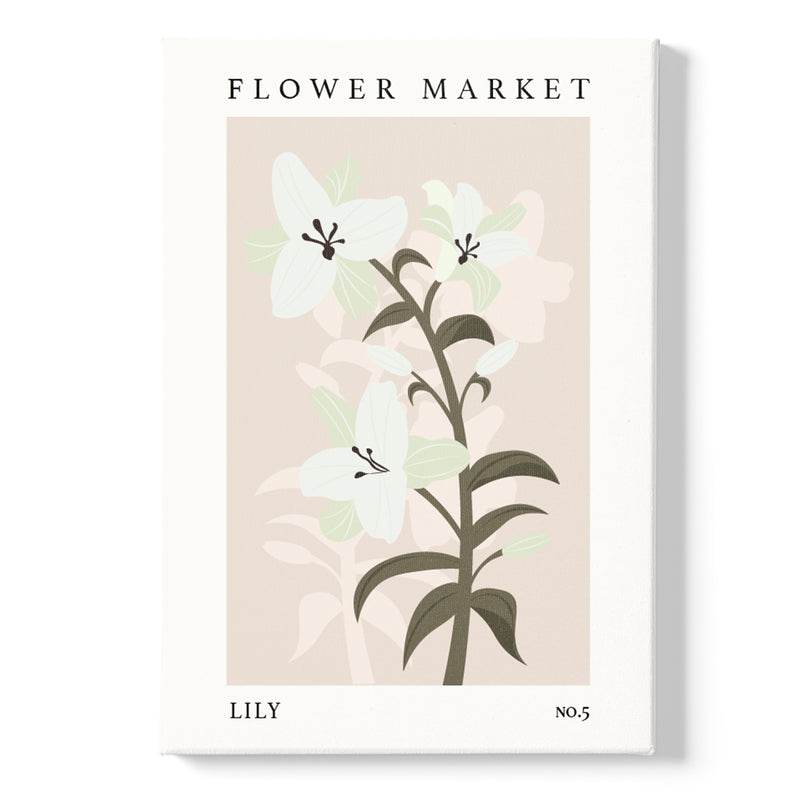 Flower Market Lily NO.5 | Canvas