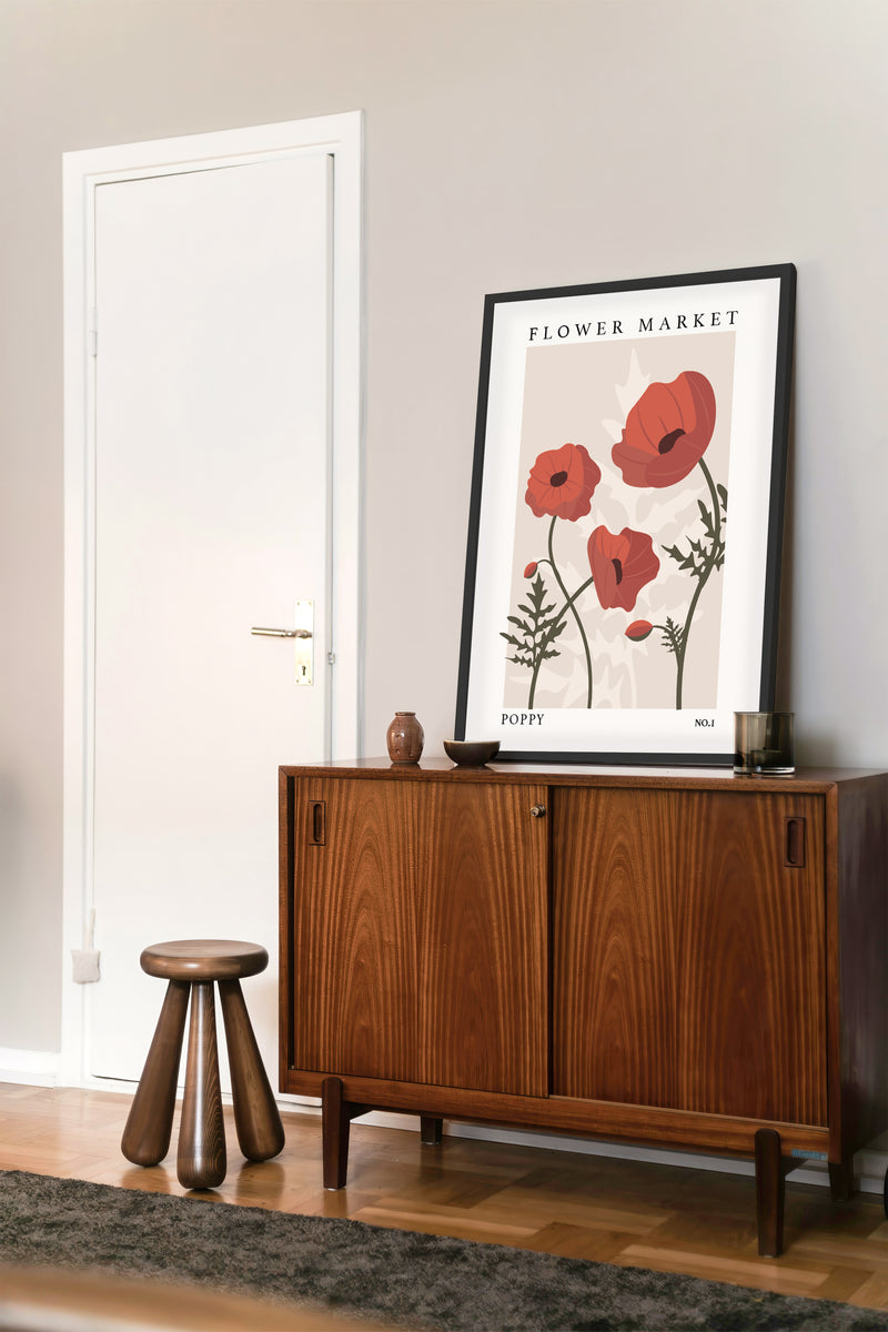 Flower Market Poppy | Mockup Poster | Poster