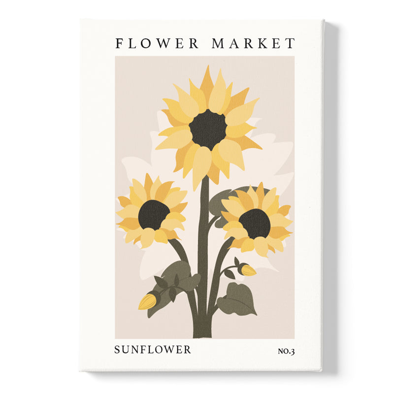 Flower Market Sunflower NO.3 | Canvas