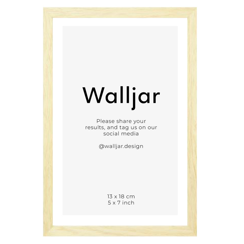 Fotolijst Eikenhout - 40 x 60 cm | Walljar.com