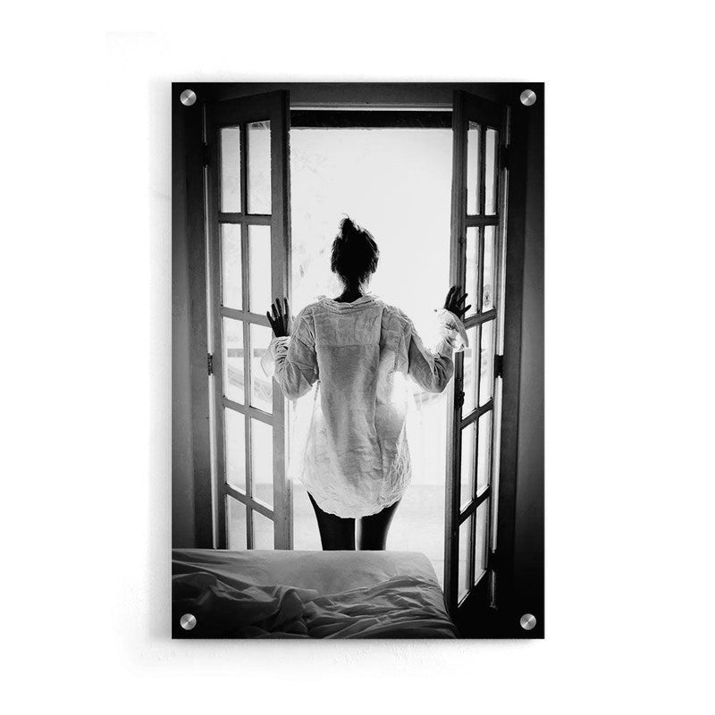 Lady at the Window - Walljar