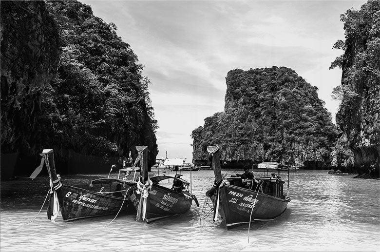Boats in Thailand - Walljar