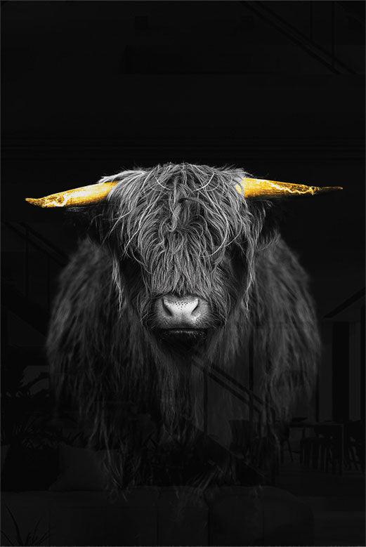 Gold Ox Horns - Walljar