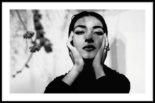 Bella Milano Maria Callas l poster met lijst - Walljar