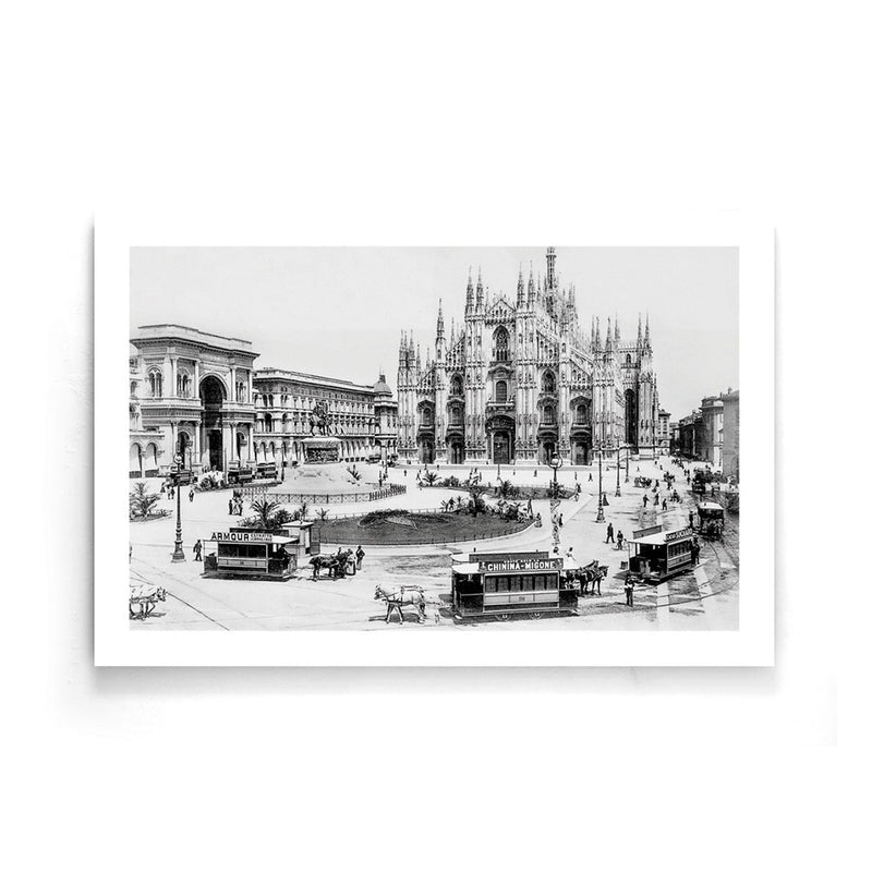 Bella Milano Piazza del Duomo l poster - Walljar