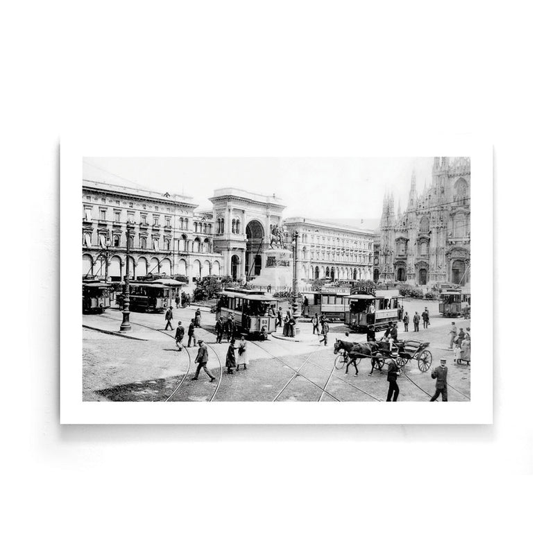 Bella Milano Piazza del Duomo ll poster - Walljar