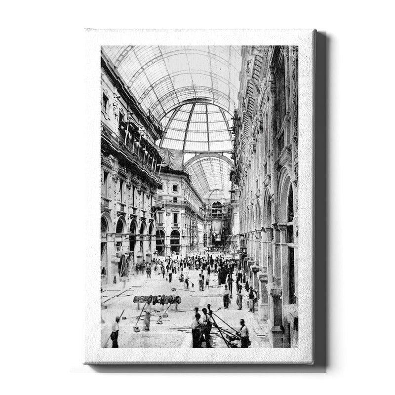 Bella Milano Galleria Vittorio Emanuele lV canvas - Walljar