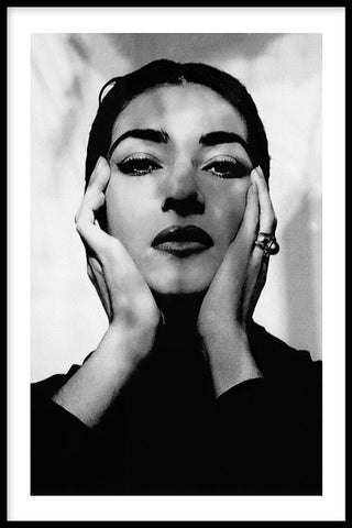 Bella Milano Maria Callas ll poster met lijst - Walljar