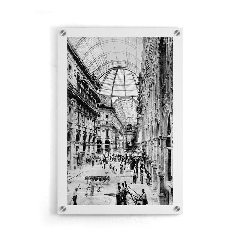 Bella Milano Galleria Vittorio Emanuele lV plexiglas - Walljar