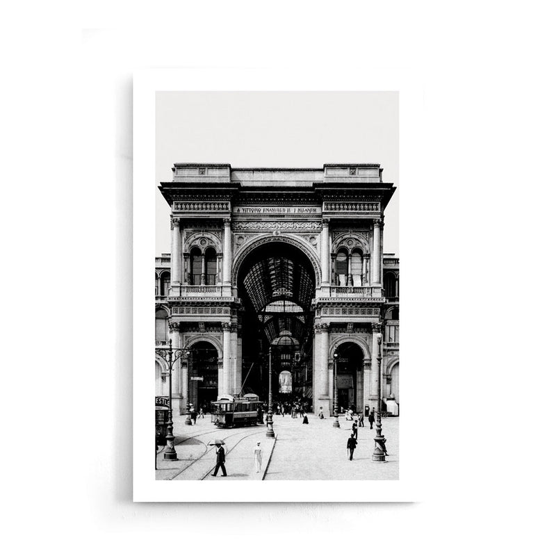 Bella Milano Galleria Vittorio Emanuele V poster - Walljar