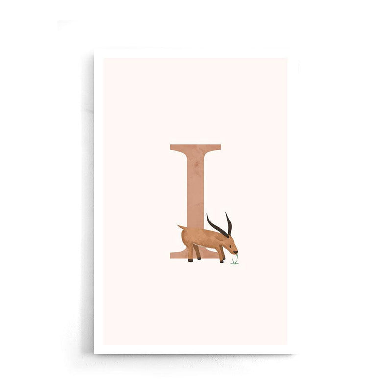 Impala alfabet poster