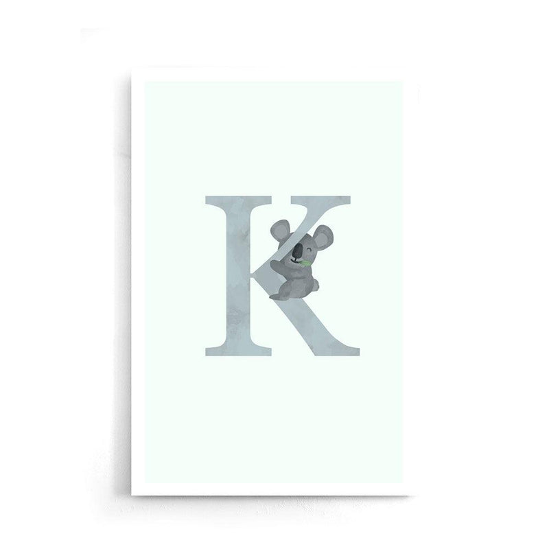 Koala alfabet poster