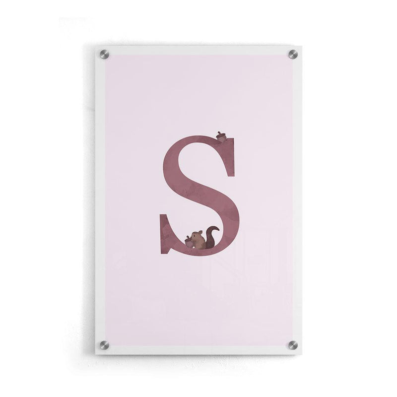 Eekhoorn alfabet poster