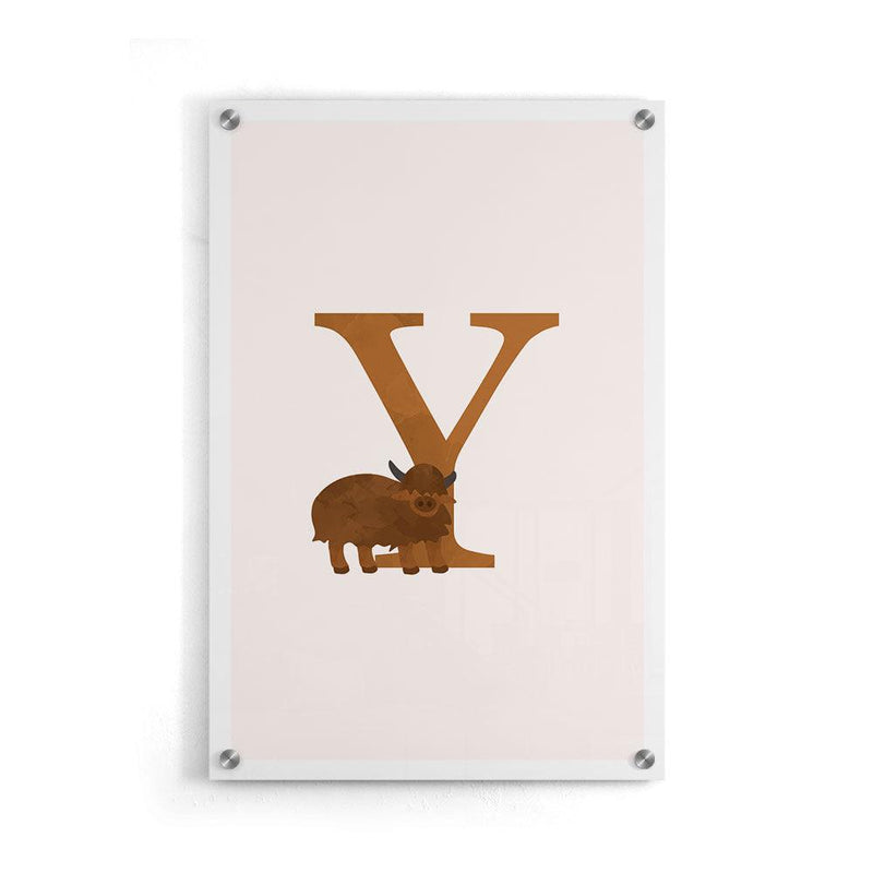 Yak alfabet poster