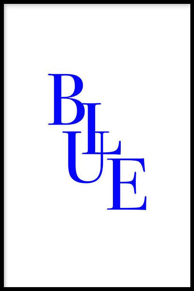 Blue Blue - Walljar