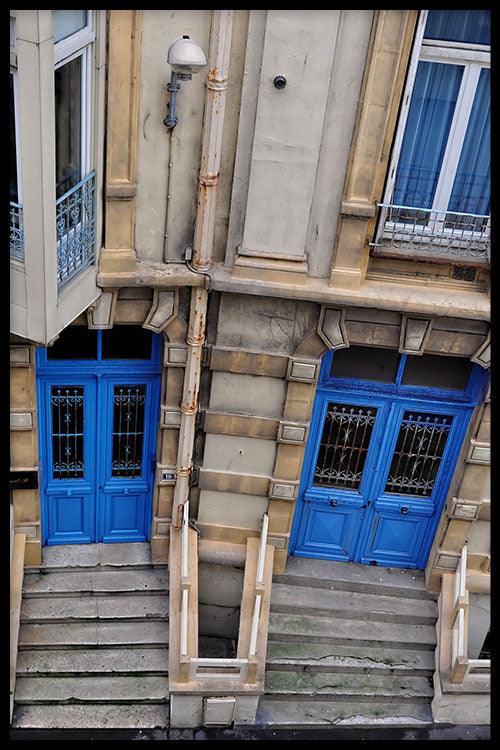 Blue Doors - Walljar