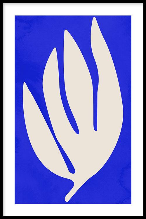 Blue Leaf - Walljar