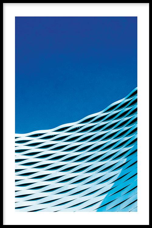 Blue Structure - Walljar