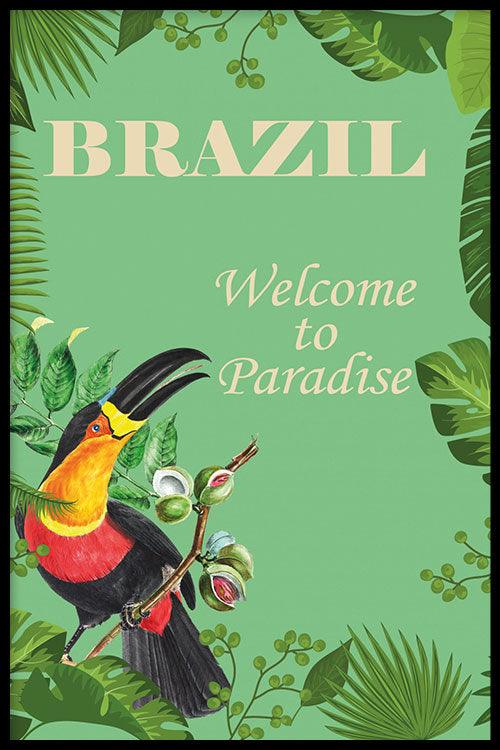 Brazilië Paradijs - Walljar
