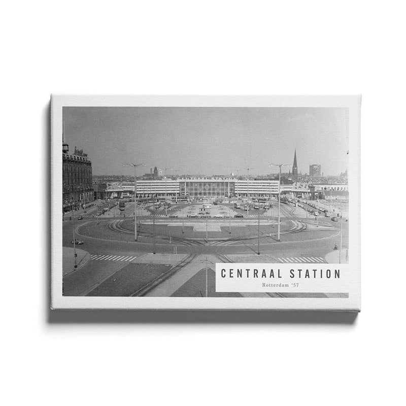 Centraal Station Rotterdam '57 canvas