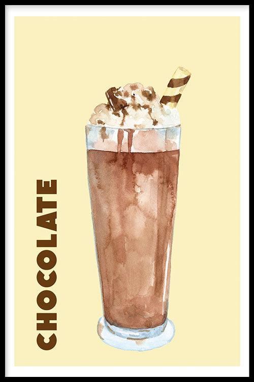 Chocolate Milkshake - Walljar