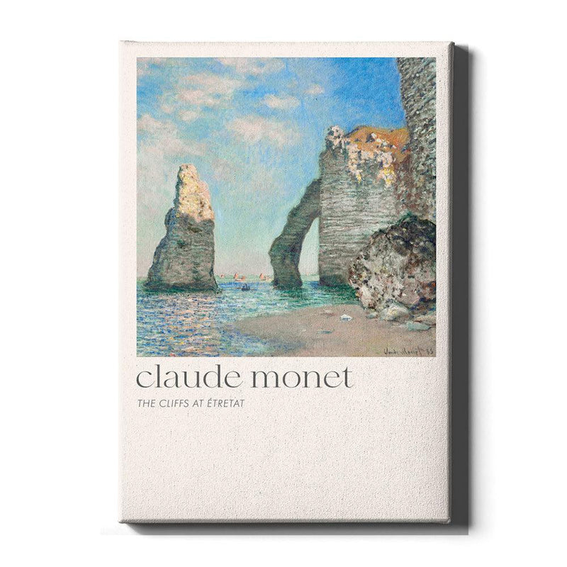 Claude Monet - The Cliffs at Étretat - Walljar