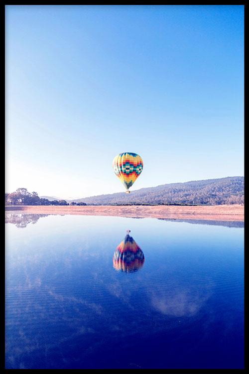 Colored Air Balloon - Walljar