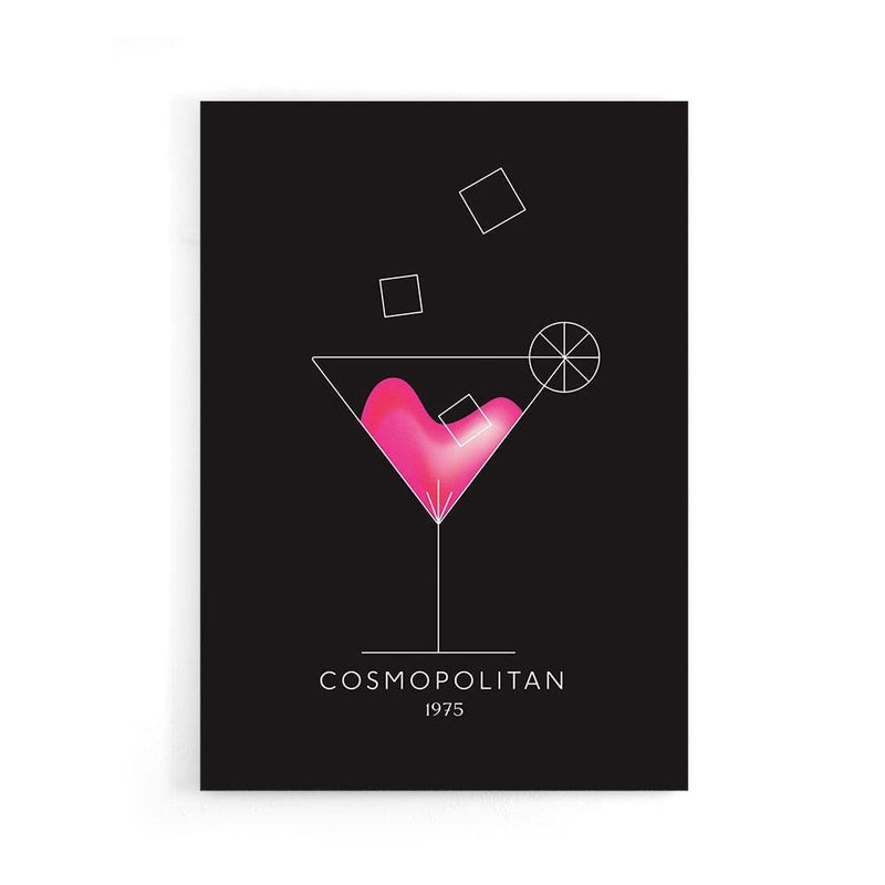 Cocktail poster donker