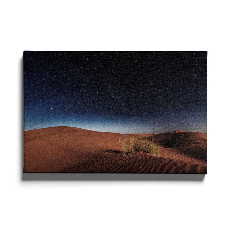 Nacht woestijn poster