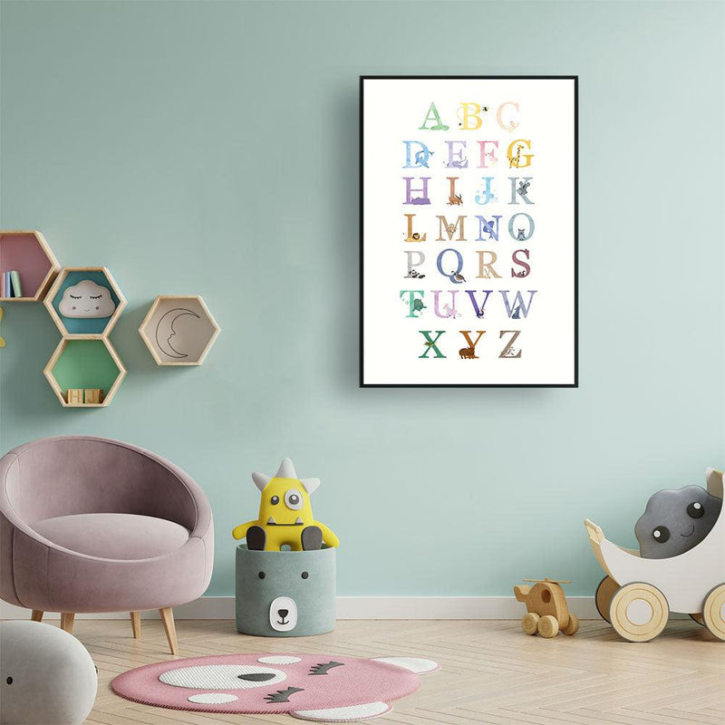Dieren alfabet poster