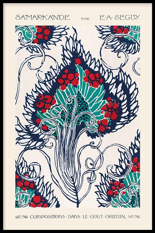 Emile-Alain Séguy - Botanical Art Nouveau - Walljar