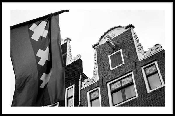 Flag of Amsterdam - Walljar