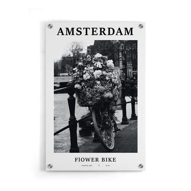 Flower Bike - Walljar
